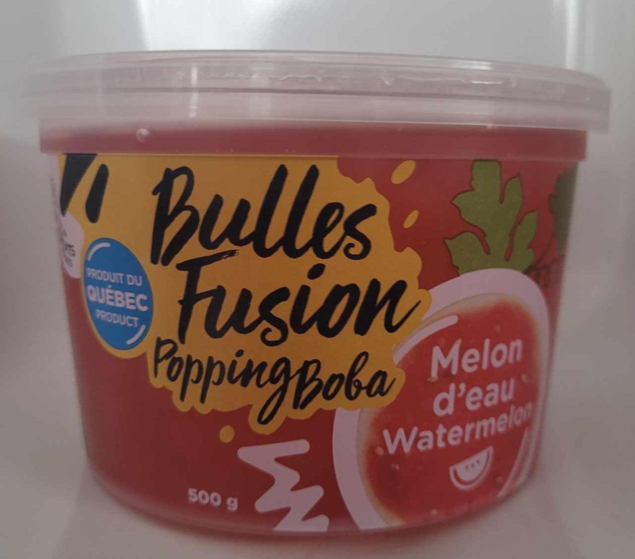 Bulles fusion melon d'eau