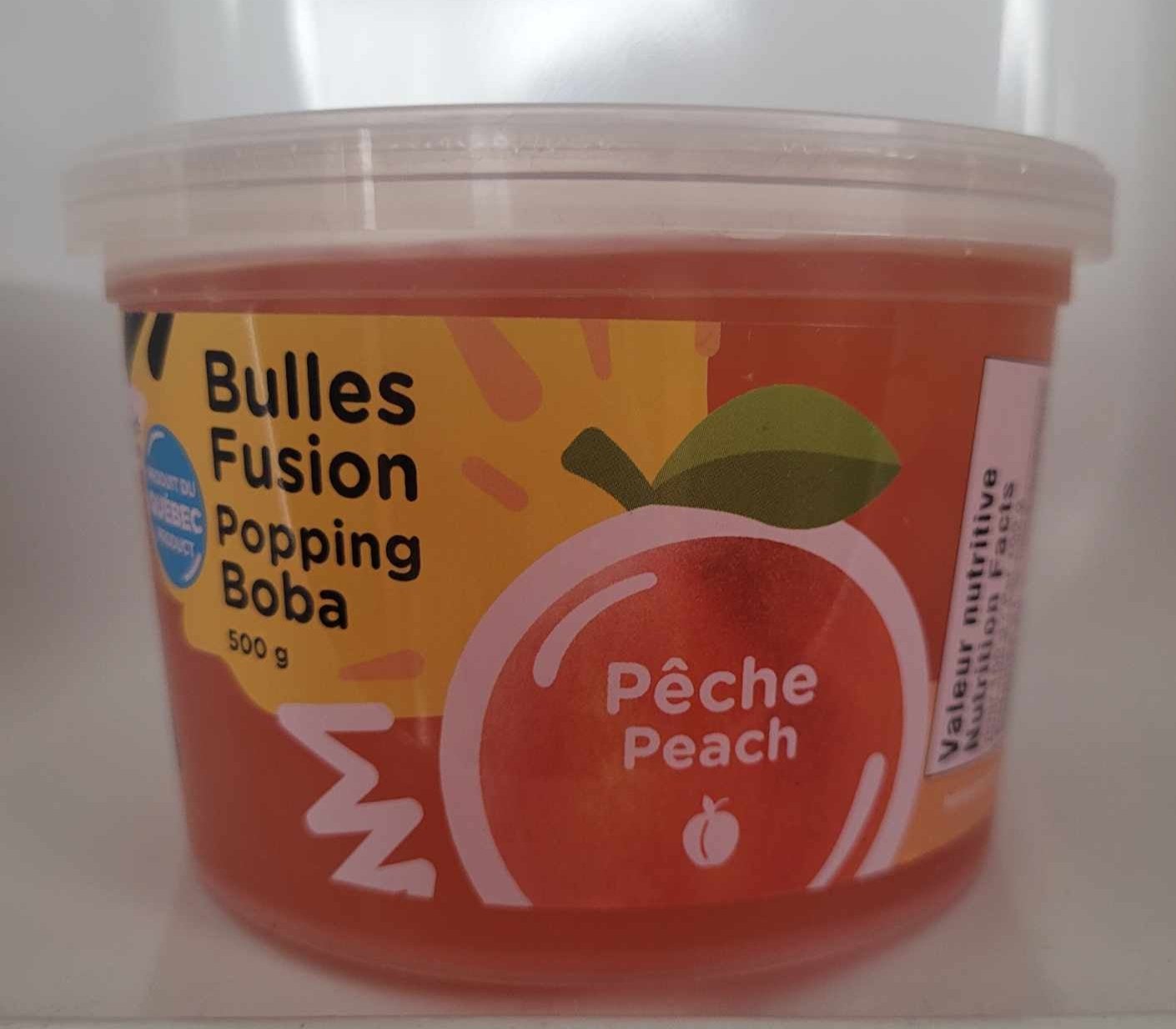 Bulles Fusion aux pêches